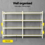 3Mx2M Giantz Garage Shelving Warehouse Rack - Image 5