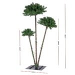Jingle Jollys Christmas Tree 3-in-1 LED Xmas Palm Tree Party Decor 1.2/1.5/1.8M - Image 3