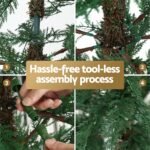 Jingle Jollys Christmas Tree 1.5M LED Xmas Tree Sparse 263 Tips Party Decoration - Image 6