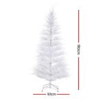 Jingle Jollys 1.8M LED Christmas Tree 8 Modes Adjustable Multi Color Light Snowy - Image 2