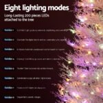 Jingle Jollys 1.8M LED Christmas Tree 8 Modes Adjustable Multi Color Light Snowy - Image 5