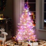 Jingle Jollys 1.8M LED Christmas Tree 8 Modes Adjustable Multi Color Light Snowy - Image 7