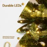 Jingle Jollys Christmas Tree 2.1M LED Sparse Xmas Tree 860 Tips Party Decoration - Image 6