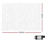 3X6M Christmas Lights Curtain Light 960 LED RGB Remote Jingle Jollys - Image 2