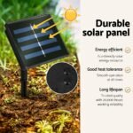 0.6M Christmas Lights 50 LED Motif Solar Wreath Xmas Decorations Jingle Jollys - Image 5