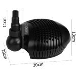 Giantz Aquarium Pump Fish Tank Water Submersible Fountain Pond Marine 10000L/H - Image 2