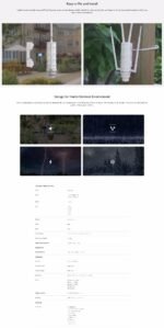 WAVLINK AC1200 High Power Outdoor Gigabit Wi-Fi Range Extender (Aerial HD4)  WS-WN572HG3 - Image 7