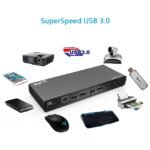 Wavlink USB-C Ultra 5K Laptop Docking Station with 6x USB3.0, 4K Dual Video Outputs, Gigabit Ethernet, Audio WS-UG69DK1 - Image 4