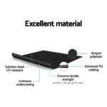 Instahut Side Awning Sun Shade Outdoor Retractable Privacy Screen 2X3M Black X2 - Image 3