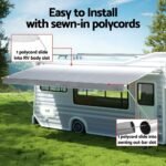 Weisshorn 13ft Caravan Awning RV Replacement Fabric 3.65M x 2.42M - Image 6