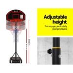 Everfit 2.1M Basketball Hoop Stand System Adjustable Portable Pro Kids Black - Image 5