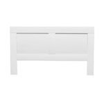 Artiss Bed Head Headboard King with Shelves - CABI White - Image 3