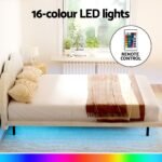 Artiss Bed Frame Queen Size Boucle Beige SASA - Image 5