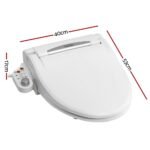 Cefito Electric Bidet Toilet Seat Cover LED Night Light Heated Seat with Remote - Image 2