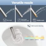 Cefito Electric Bidet Toilet Seat Cover LED Night Light Heated Seat with Remote - Image 6