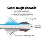 Bestway Swimming Pool 400x211x81cm Steel Frame Above Ground Pools 5700L - Image 5