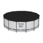 Bestway Swimming Pool 427x427x122cm Steel Frame Above Ground Pools Round Filter Pump Ladder - Image 3