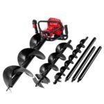 Giantz Post Hole Digger 63CC Petrol Motor Drill Extension Auger Bits Kits - Image 7
