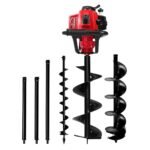 Giantz Post Hole Digger 63CC Petrol Motor Drill Extension Auger Bits Kits - Image 3