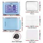 Devanti 5 Trays Food Dehydrator Mini Fruit Dryer 500W - Image 2