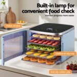 Devanti 5 Trays Food Dehydrator Mini Fruit Dryer 500W - Image 5