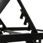 Gardeon Sun Lounge Outdoor Lounger Steel Beach Chair Patio Furniture Black - Image 4
