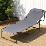 Gardeon Sun Lounger Folding Lounge Beach Chair Patio Outdoor Furniture - Image 7