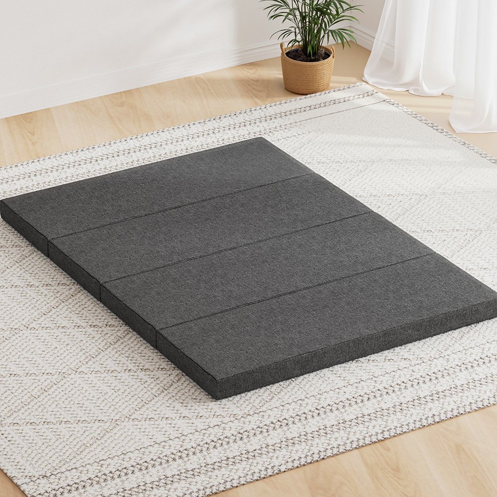 FOAM-MFM-RAFA-GY-D-202510312100-00 Giselle Bedding Foldable Mattress Folding Foam Mattresses Portable Mat Double - Image 1