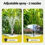 Gardeon Solar Submersible Water Pond Fountain Pump with Filter Box 6FT 1190L/H - Image 7