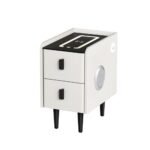 Artiss Smart Bedside Table with Wireless Charging - AIDA White - Image 7
