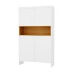 Artiss Shoe Rack Storage Cabinet 9 Tiers White - Image 3