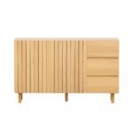 130cm Artiss Buffet Sideboard Cupboard Cabinet Pantry Storage Drawer Pine - Image 5
