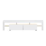 Artiss Entertainment Unit TV Cabinet LED 189cm White Elo - Image 5