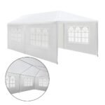 Instahut Gazebo 3x6m Marquee Wedding Party Tent Outdoor Camping Side Wall Canopy 4 Panel White - Image 3
