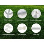 Instahut Gazebo 3x6m Marquee Wedding Party Tent Outdoor Camping Side Wall Canopy 4 Panel White - Image 6