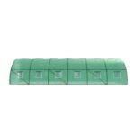 Green Fingers Greenhouse 9x3x2M Walk in Green House Tunnel Plant Garden Shed Dome - Image 3