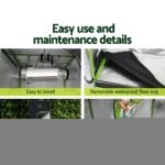 Green Fingers Grow Tent Light Kit 100x100x200CM 4500W LED Full Spectrum - Image 5