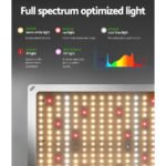 Green Fingers Grow Tent Light Kit 100x100x200CM 4500W LED Full Spectrum - Image 6