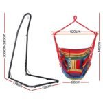 Gardeon Hammock Chair with Heavy Duty Steel Stand - Image 2