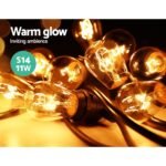 65m LED Festoon String Lights Outdoor Christmas Wedding Waterproof Garden Decor - Image 4