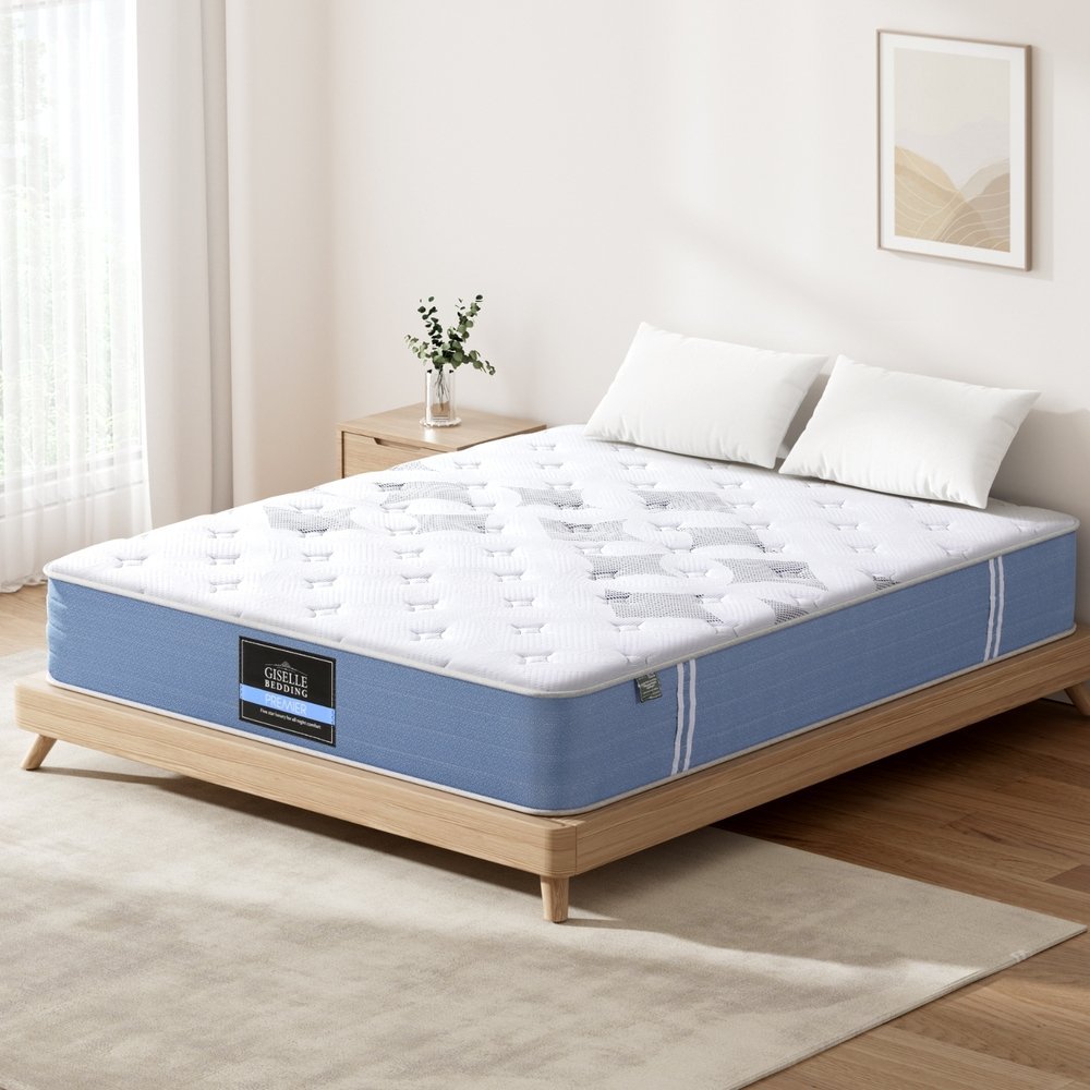 MATTRESS-E-SNOW-25-D-202512041508-00 25cm Giselle Mattress Double Bed Pocket Spring Mattresses - Image 1