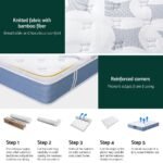 25cm Giselle Mattress Double Bed Pocket Spring Mattresses - Image 7