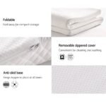 Giselle Bedding Memory Foam Mattress Topper 8cm Queen - Image 6