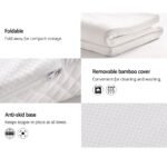 Giselle Bedding Memory Foam Mattress Topper 8cm Queen - Image 7