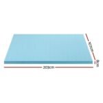 Giselle Bedding Memory Foam Mattress Topper Ventilated Cool Gel 8cm King Single - Image 2