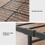 Artiss Bed Frame Queen Size Metal Bed Frame DANE - Image 6