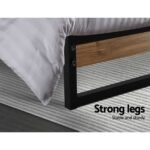 Artiss Bed Frame Queen Size Metal Bed Frame DANE - Image 7