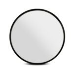 Embellir Wall Mirror Makeup 90cm Home Decor Framed Mirrors Bathroom Round Black - Image 3