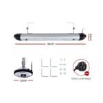 Devanti Electric Strip Heater Radiant Heaters 1500W - Image 2