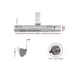 Devanti Electric Strip Heater Infrared Radiant Heaters 2000W - Image 2